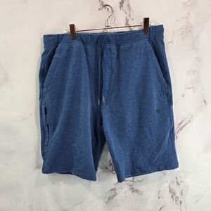 Mac Weldon Shorts Mens Medium Blue 9 Inch Sweat Lounge Drawstring Pull On